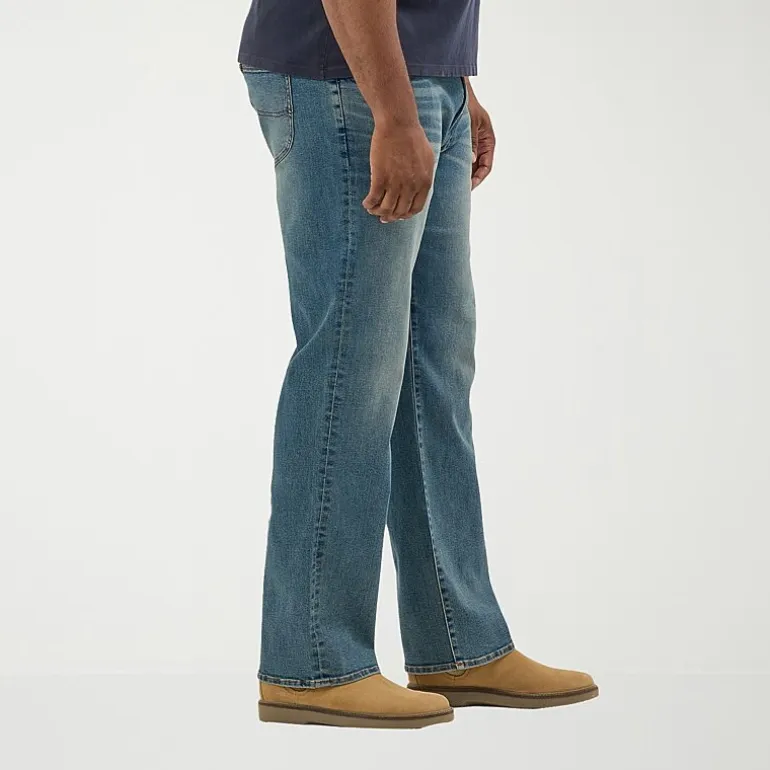 Lee Big and Tall Extreme Motion Relaxed Straight Leg Jeans