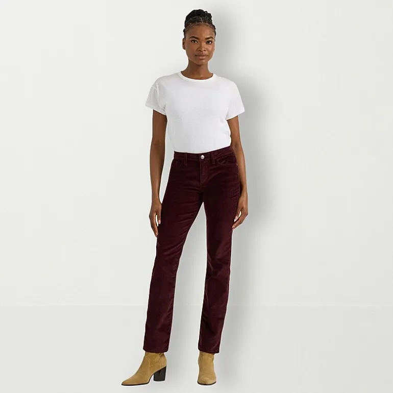 Lee Legendary Straight Fit Jean Womens Mid Rise Stretch Fabric Straight Leg Jean