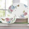 Lenox Butterfly Meadow Hydrangea Porcelain Serving Bowl