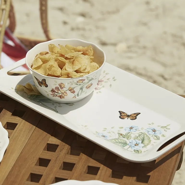 Lenox Butterfly Meadow Melamine Serving Tray