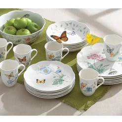 Lenox Butterfly Meadow 18-pc. Porcelain Dinnerware Set