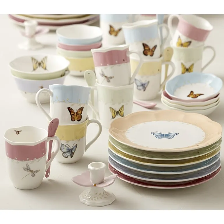 Lenox Butterfly Meadow 4-pc. Porcelain Dessert Plate