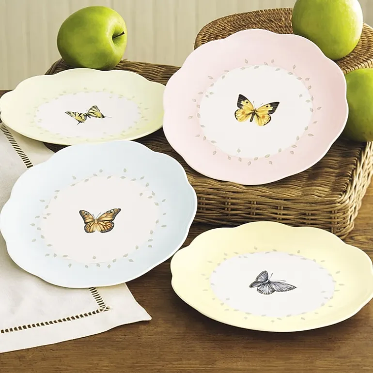 Lenox Butterfly Meadow 4-pc. Porcelain Dessert Plate