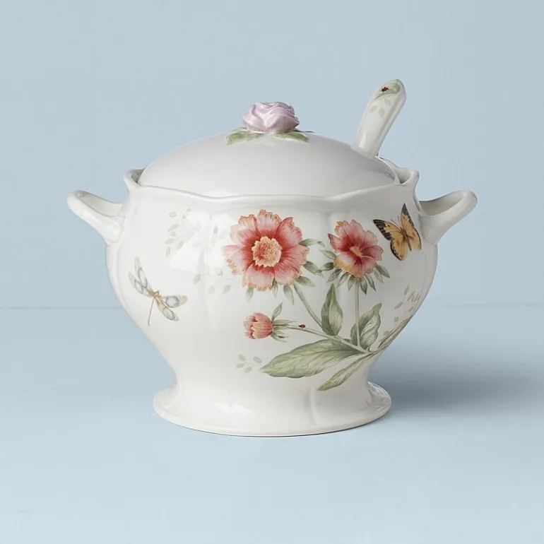 Lenox Butterfly Meadow Porcelain Soup Tureen