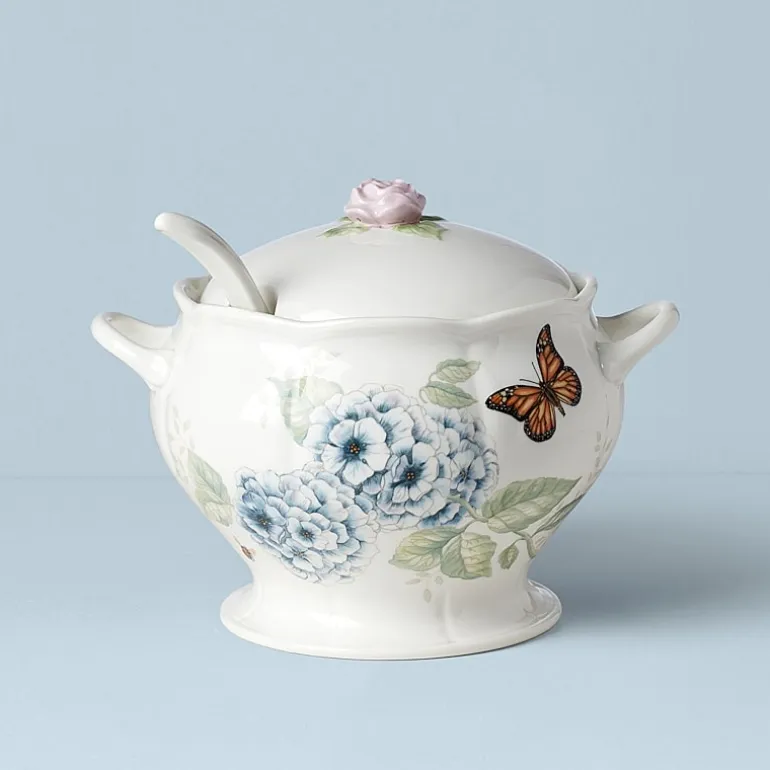 Lenox Butterfly Meadow Porcelain Soup Tureen