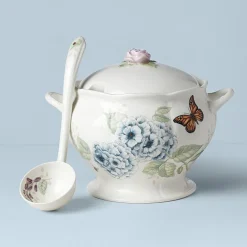 Lenox Butterfly Meadow Porcelain Soup Tureen