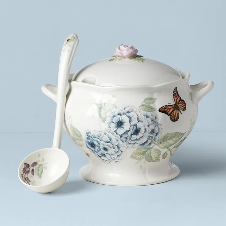 Lenox Butterfly Meadow Porcelain Soup Tureen
