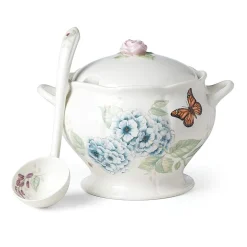 Lenox Butterfly Meadow Porcelain Soup Tureen