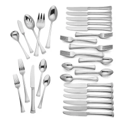 Lenox Portola 65-pc. 18/10 Stainless Steel Flatware Set