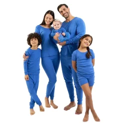 Leveret Baby Classic Solid Cotton Footed Pajamas