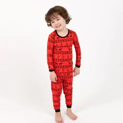 Leveret Baby 2-pc Cooling Viscose Long Sleeve Winter Holiday Pajamas