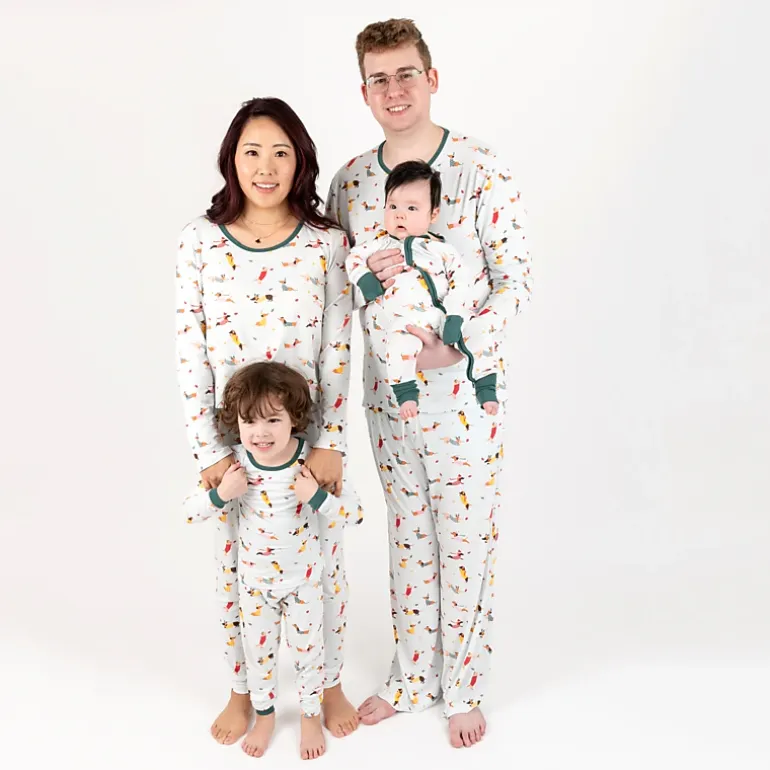 Leveret Mens 2-pc Cooling Viscose Long Sleeve Winter Holiday Pajamas