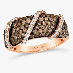 Le Vian® Ring featuring Chocolate Diamonds® Nude Diamonds™ set in 14K Strawberry Gold®