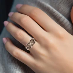 Le Vian® Ring featuring Chocolate Diamonds® Nude Diamonds™ set in 14K Strawberry Gold®
