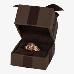 Le Vian® Ring featuring 5/8 CT. Chocolate Diamonds® 1/8 CT. Nude Diamonds™ set in 14K Vanilla, Honey or Strawberry Gold™