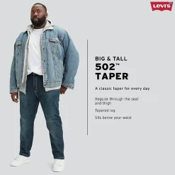 Levi's® Big and Tall Mens 502™ Regular Tapered Fit Jeans