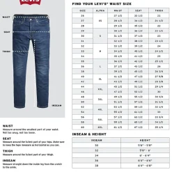 Levi's® Big and Tall Mens 541™ Straight Leg Tapered Leg Jeans