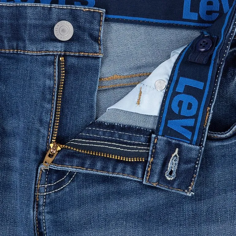 Levi's® Big Kid Boys Adjustable Waist Stretch Fabric 502™ Tapered Leg Regular Fit Jean
