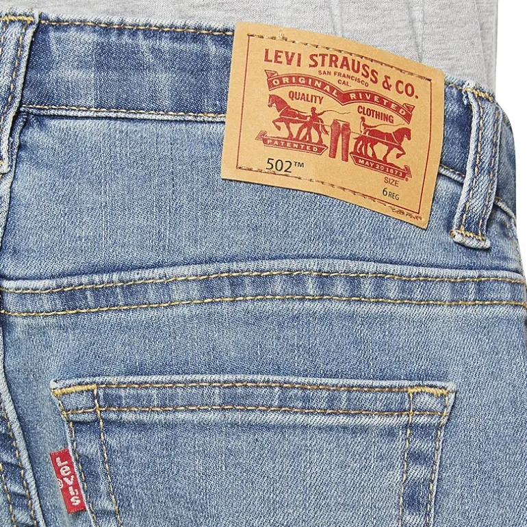 Levi's® Big Kid Boys Adjustable Waist Stretch Fabric 502™ Tapered Leg Regular Fit Jean