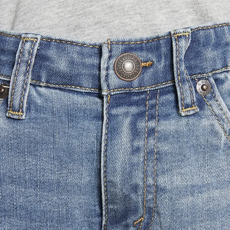 Levi's® Big Kid Boys Adjustable Waist Stretch Fabric 502™ Tapered Leg Regular Fit Jean