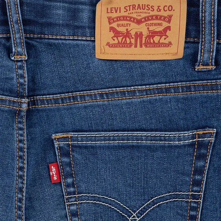 Levi's® Big Kid Boys Adjustable Waist Stretch Fabric 502™ Tapered Leg Regular Fit Jean