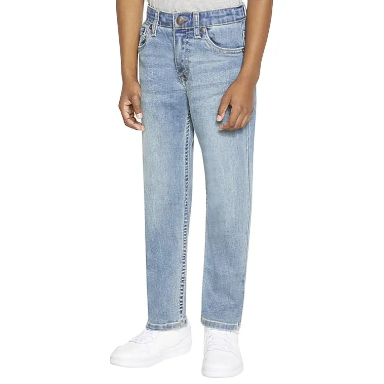 Levi's® Big Kid Boys Adjustable Waist Stretch Fabric 502™ Tapered Leg Regular Fit Jean
