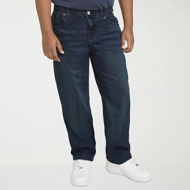 Levi's® Big Kid Boys Adjustable Waist Stretch Fabric 514™ Straight Leg Jean