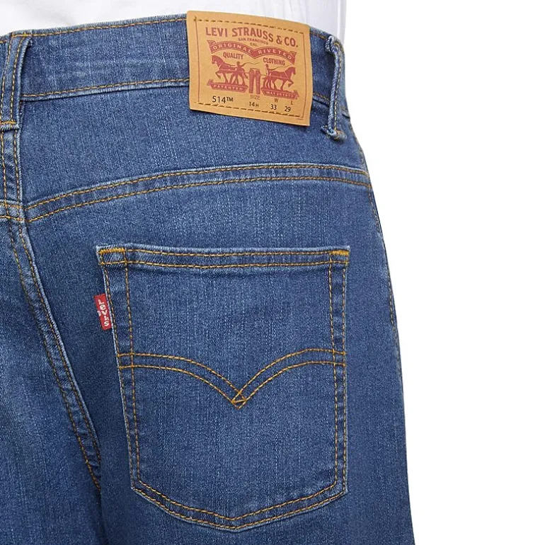 Levi's® Big Kid Boys Adjustable Waist Stretch Fabric 514™ Straight Leg Jean