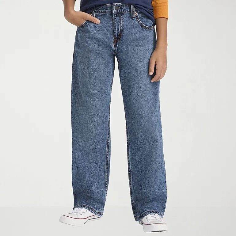 Levi's® Big Kid Boys Adjustable Waist 578™ Baggy Fit Straight Leg Jean