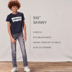 Levi's® Big Kid Boys Stretch Fabric 510™ Skinny Fit Denim Jean