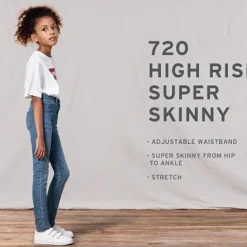 Levi's® Big Kid Girls 720™ Skinny Fit Slim Fit Denim Jean