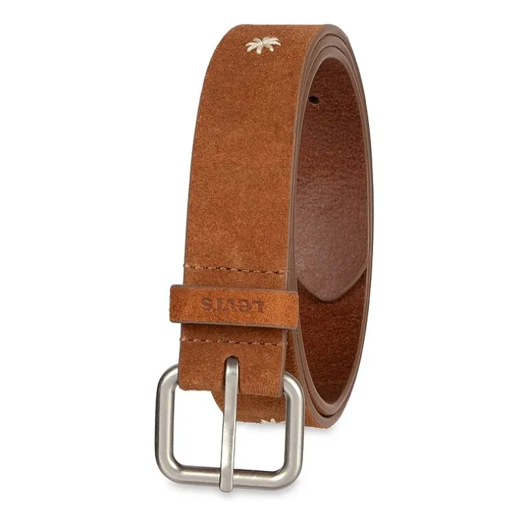 Levi's® Floral Stitched Strap Casual Belt, Genuine Leather Womens Belt