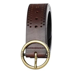 Levi's® Fully Adjustable Belt, Round Centerbar Buckle, Genuine Leather Womens Belt