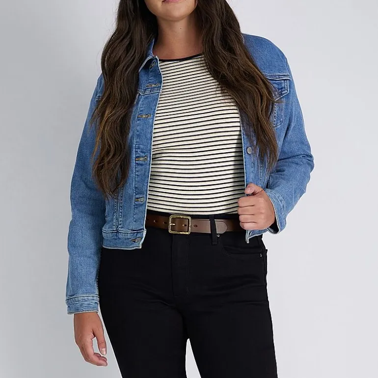 Levi's® Hammered Square Centerbar Buckle, Casual Belt, Genuine Leather Womens Belt