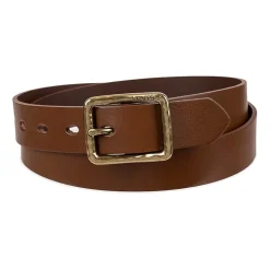 Levi's® Hammered Square Centerbar Buckle, Casual Belt, Genuine Leather Womens Belt