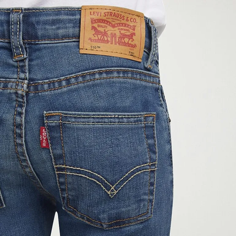 Levi's® Little Boys Adjustable Waist 510™ Skinny Fit Denim Jean