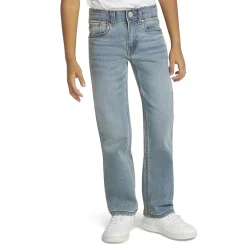 Levi's® Little Boys Adjustable Waist Mid Rise 514™ Straight Leg Jean