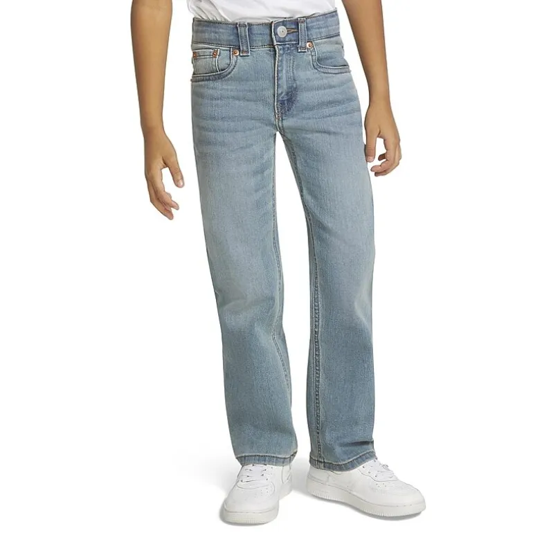 Levi's® Little Boys Adjustable Waist Mid Rise 514™ Straight Leg Jean