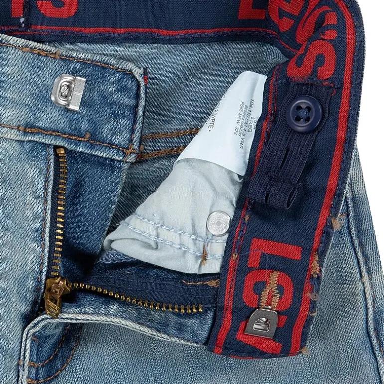 Levi's® Little Boys Adjustable Waist Mid Rise 514™ Straight Leg Jean