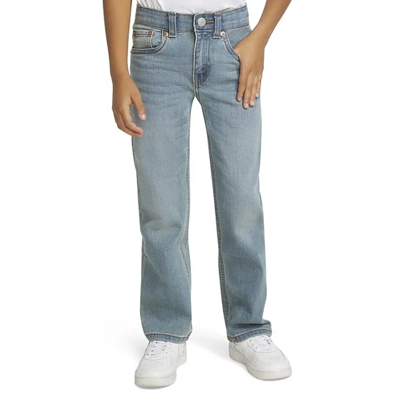 Levi's® Little Boys Adjustable Waist Mid Rise 514™ Straight Leg Jean