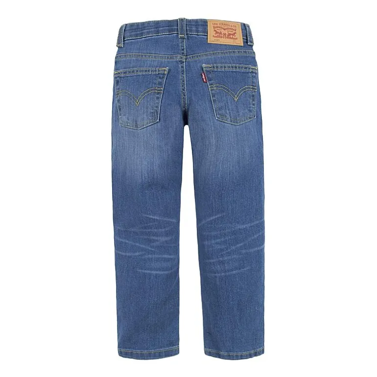Levi's® Little Boys Adjustable Waist Mid Rise 514™ Straight Leg Jean