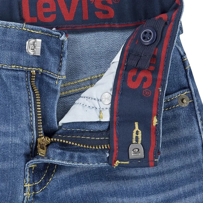 Levi's® Little Boys Adjustable Waist Mid Rise 514™ Straight Leg Jean