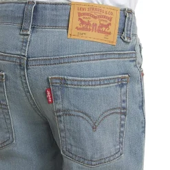 Levi's® Little Boys Adjustable Waist Mid Rise 514™ Straight Leg Jean