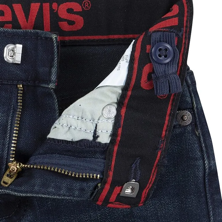 Levi's® Little Boys Adjustable Waist Mid Rise 514™ Straight Leg Jean