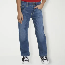 Levi's® Little Boys Adjustable Waist Mid Rise 514™ Straight Leg Jean