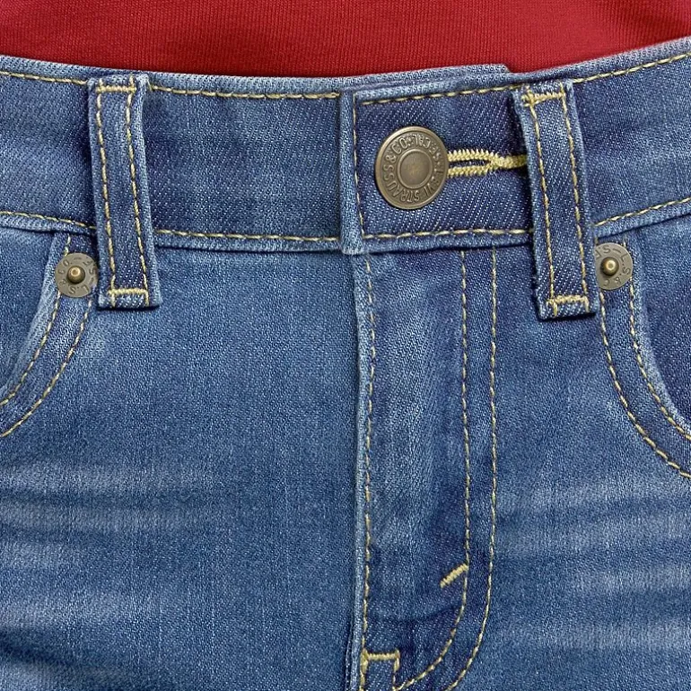 Levi's® Little Boys Adjustable Waist Mid Rise 514™ Straight Leg Jean