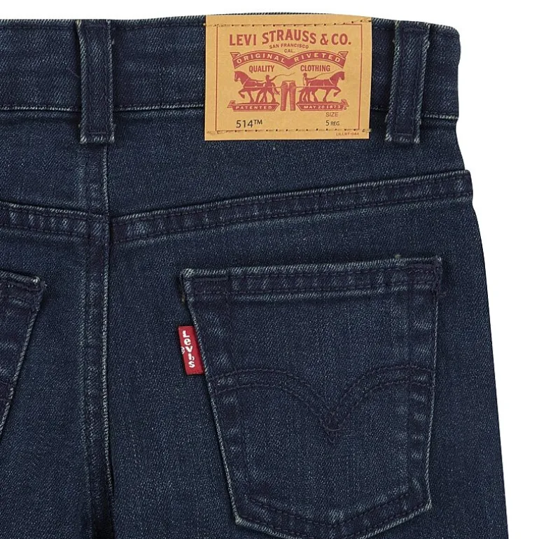 Levi's® Little Boys Adjustable Waist Mid Rise 514™ Straight Leg Jean