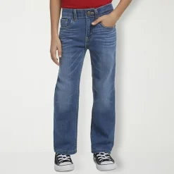 Levi's® Little Boys Adjustable Waist Mid Rise 514™ Straight Leg Jean