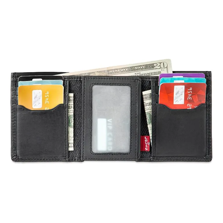 Levi's® Marconi Wide Magnetic Front Pocket Mens Personalized Wallet