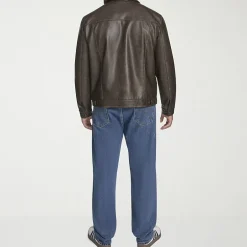 Levi's® Mens Faux Leather Midweight Trucker Jacket
